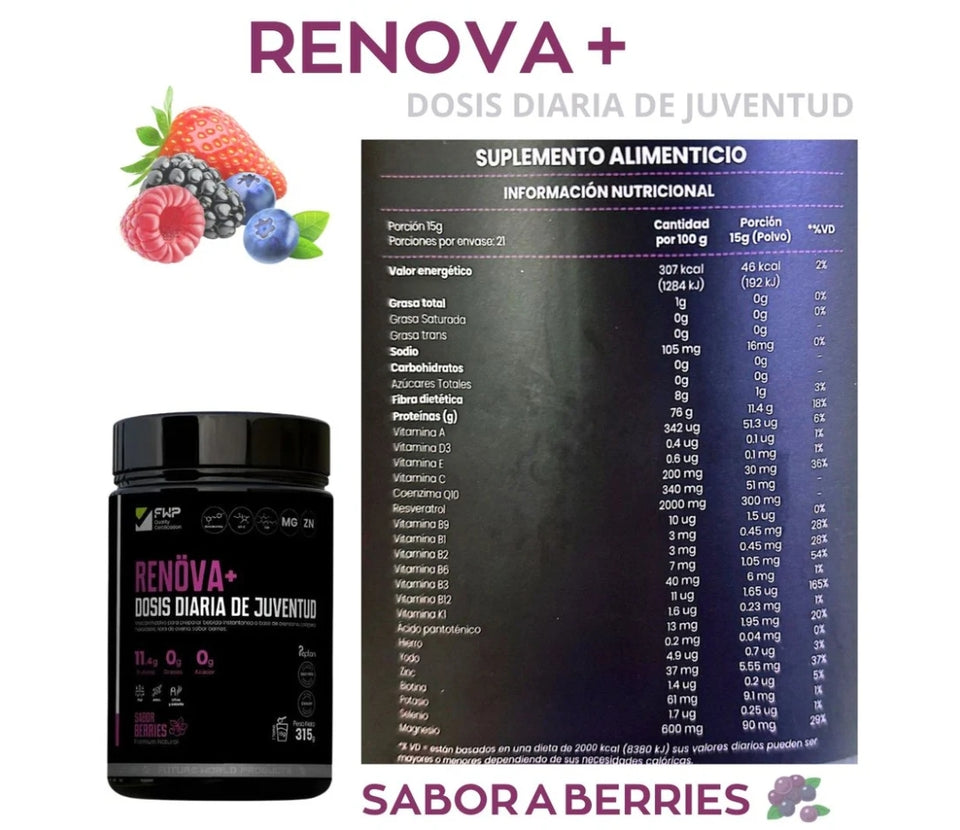 Renova+ – Cabello, Piel y Articulaciones Saludables desde el Primer Día